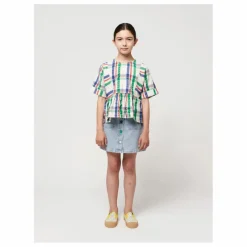 Blouse à Carreaux Enfant | Ecru