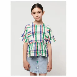 Blouse à Carreaux Enfant | Ecru