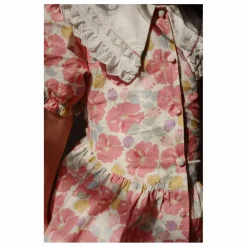Blouse à Col Cœur Coton Bio | Rose