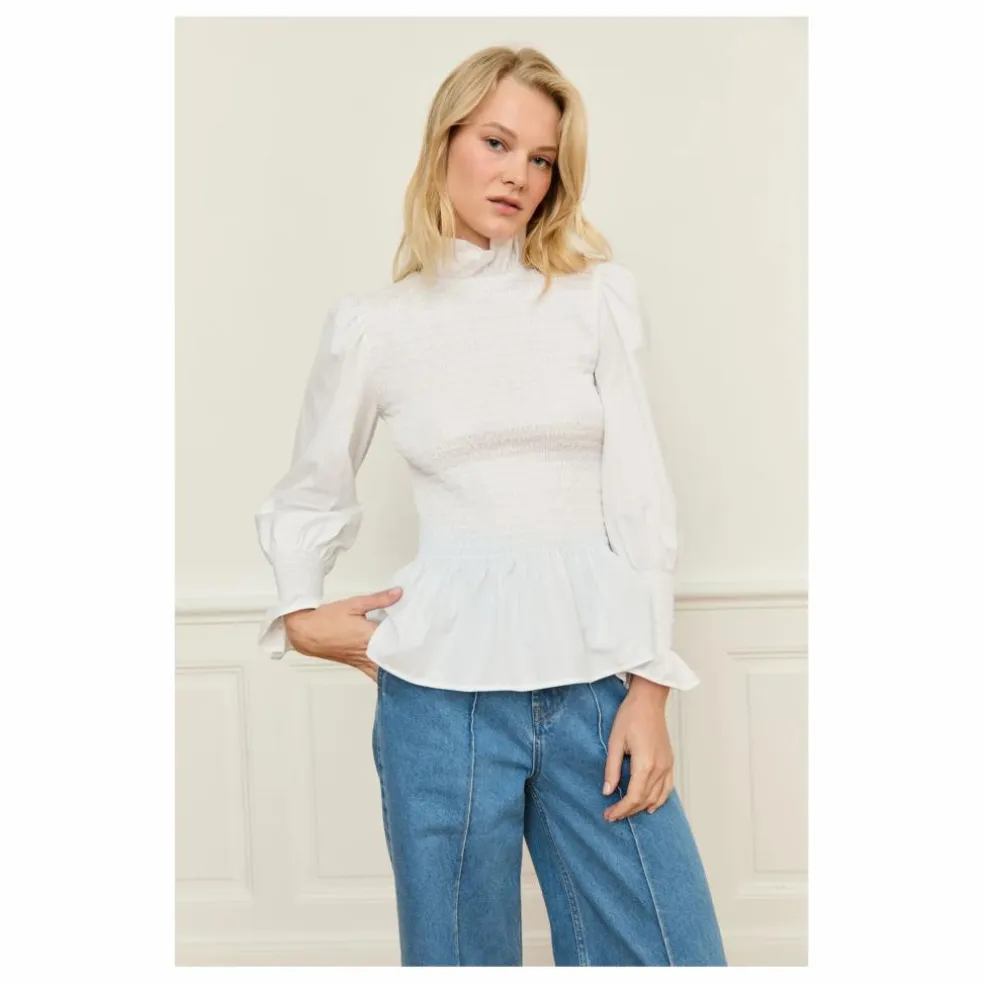 Blouse Aleria | Blanc
