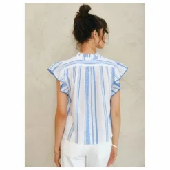 Blouse Alma Rayures | Ecru