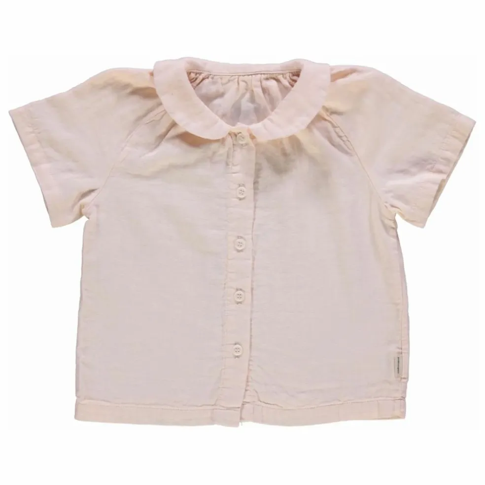 Blouse Ancolie Double Gaze de Coton Bio | Rose poudré