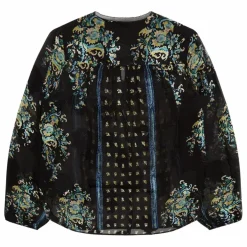 Blouse Aster Soie | Bleu nuit
