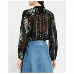 Blouse Aster Soie | Bleu nuit