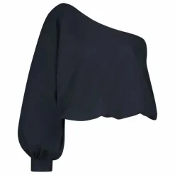 Blouse Bella Popeline de Coton | Bleu nuit
