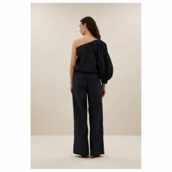 Blouse Bella Popeline de Coton | Bleu nuit