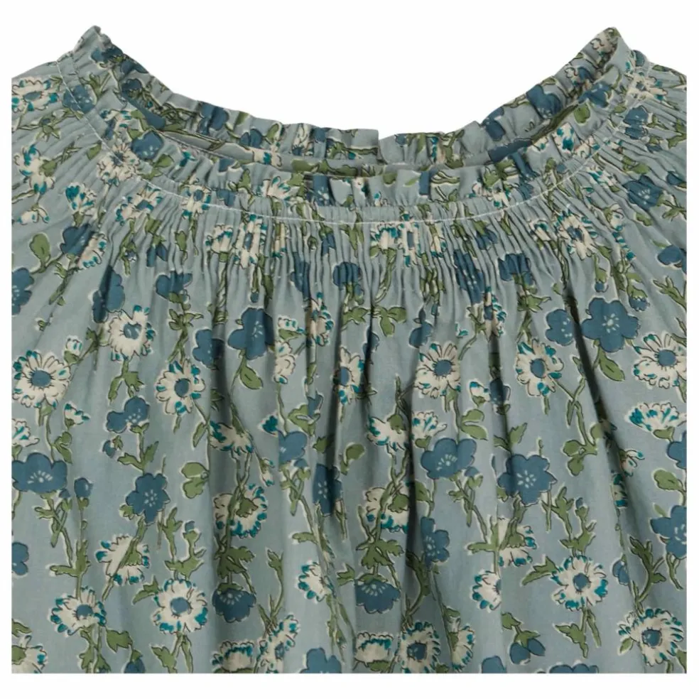 Blouse Blandine Liberty Coton Bio | Bleu