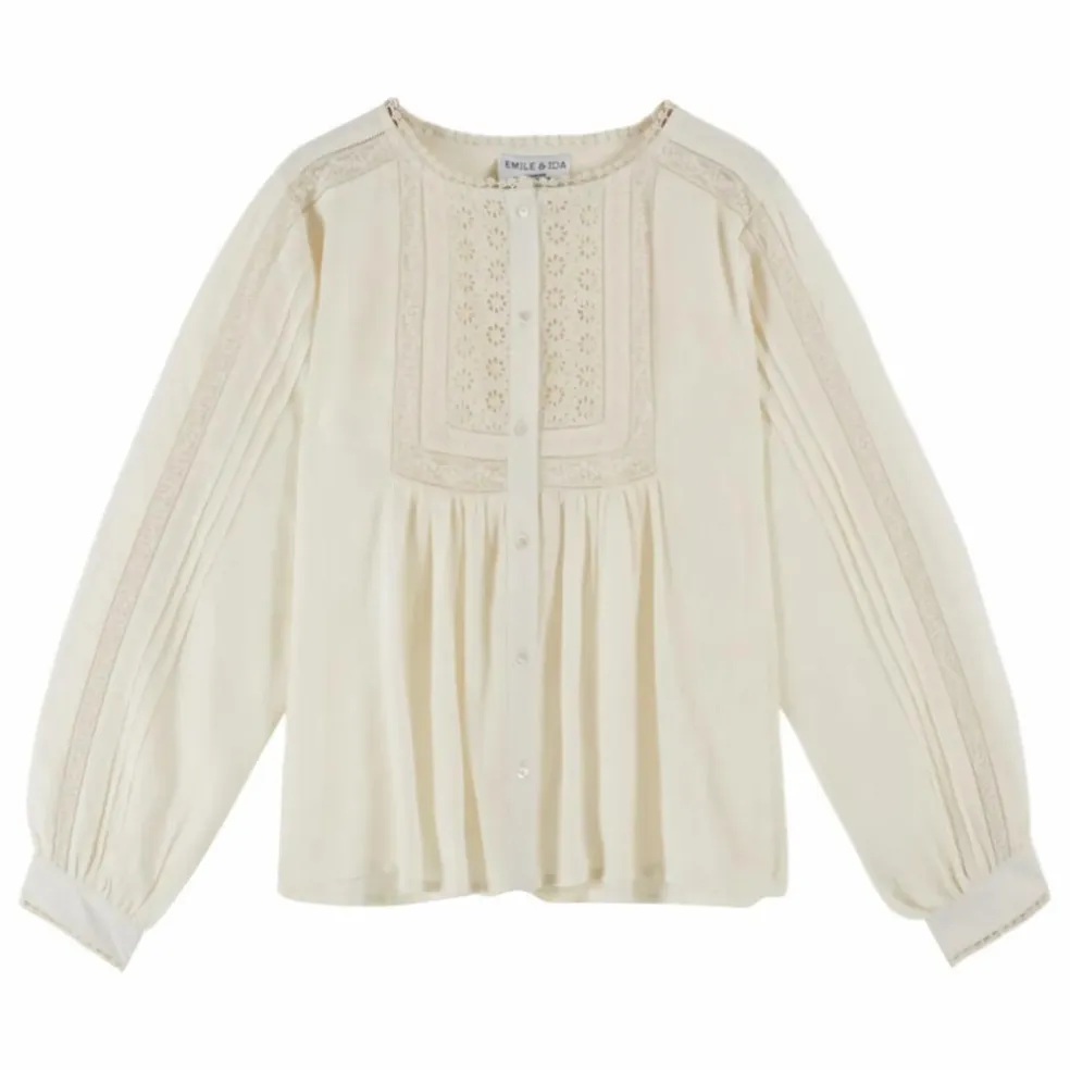 Blouse Caitlyn Dentelle | Crème