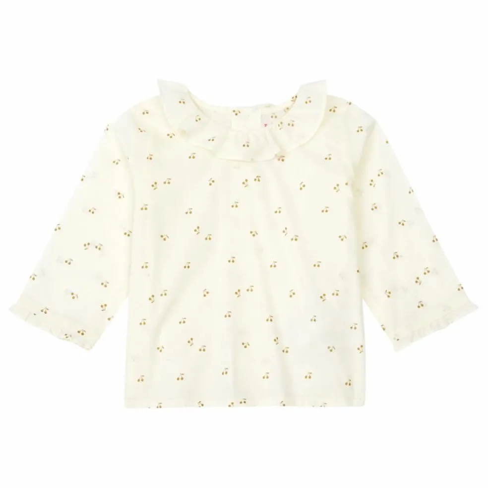 Blouse Cerises Ganiti | Ecru