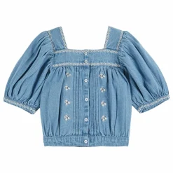Blouse Chambray Brodée | Denim