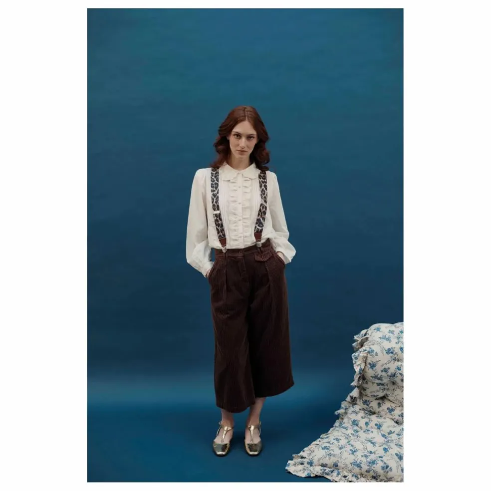 Blouse Charline Brodée | Crème