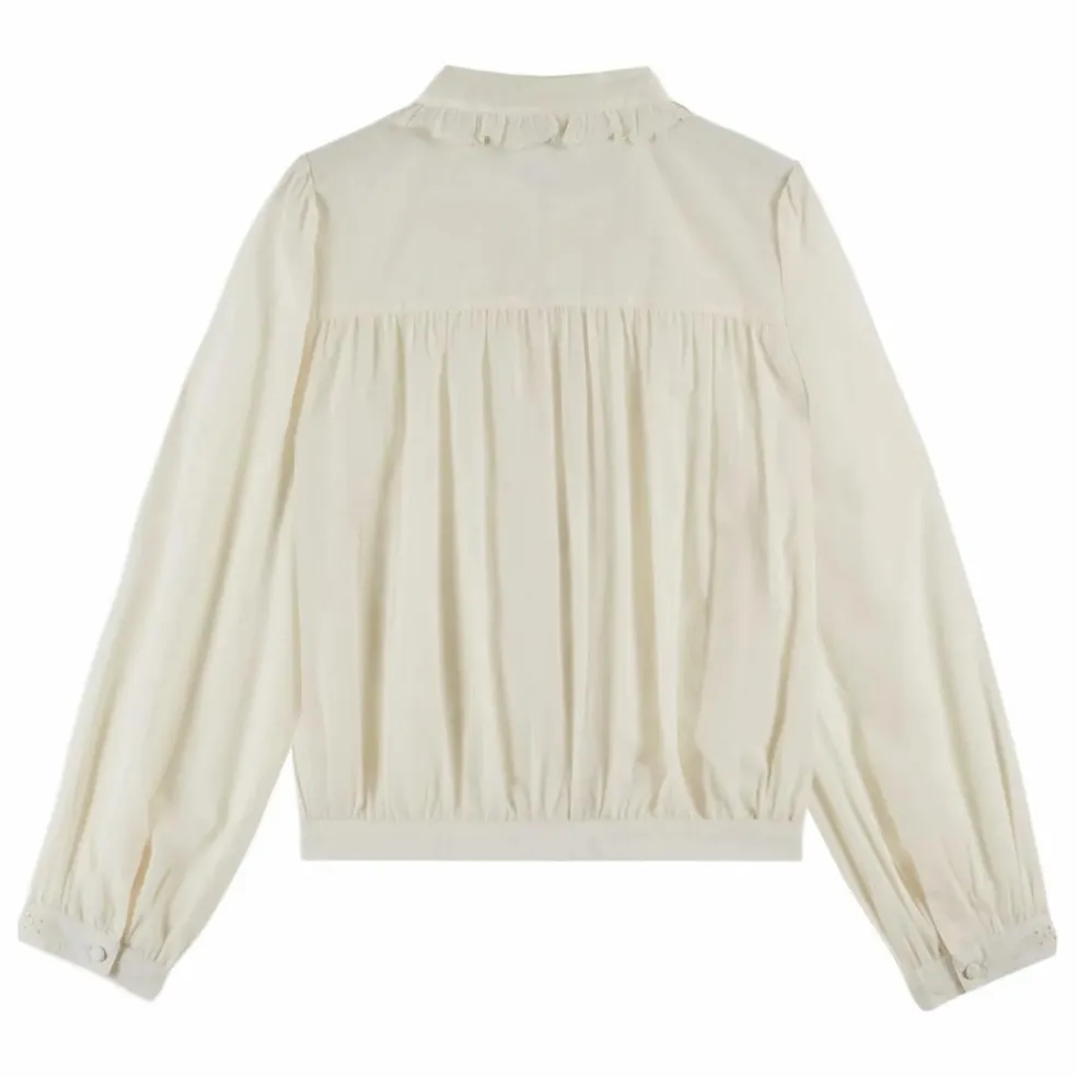 Blouse Charline Brodée | Crème