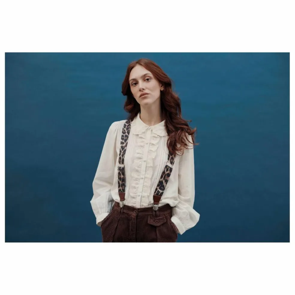 Blouse Charline Brodée | Crème