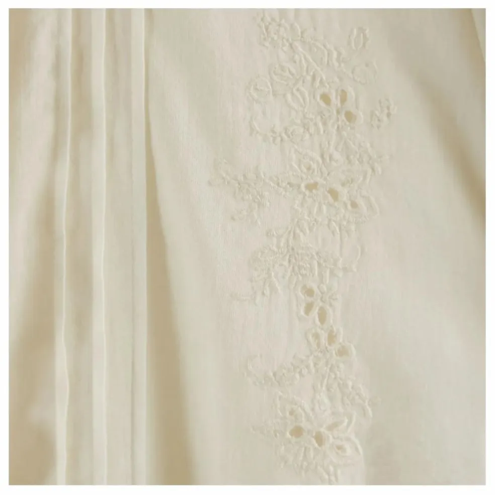 Blouse Charline Brodée | Crème