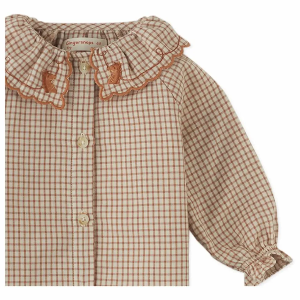 Blouse Charlotte | Marron