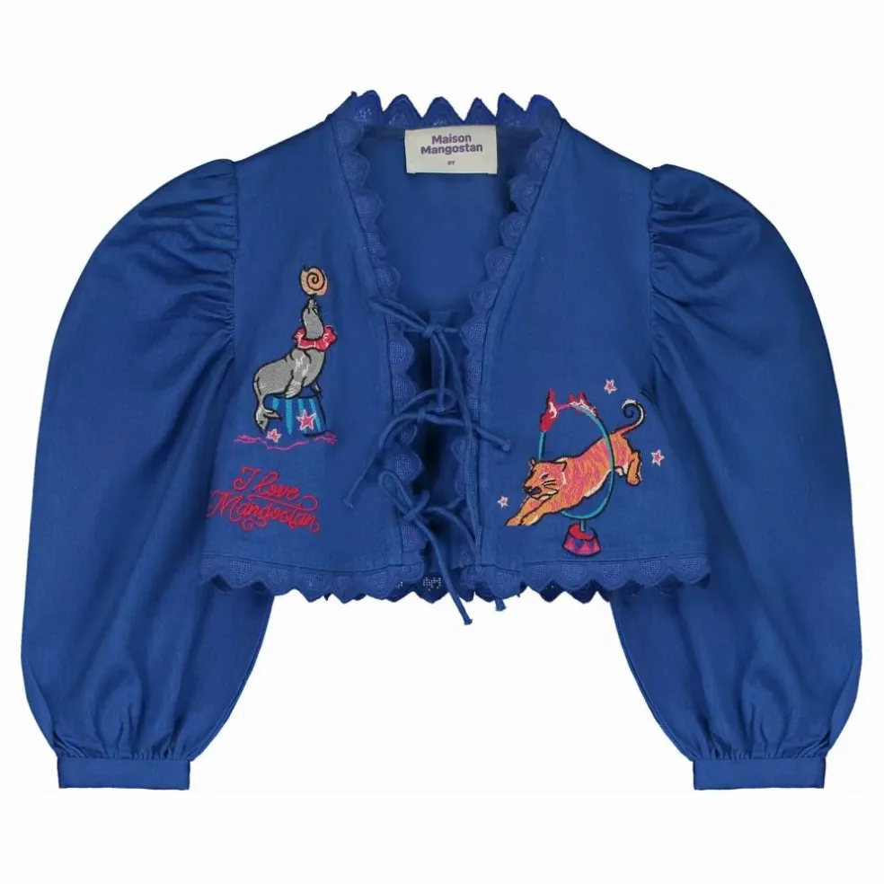 Blouse Circus Coton Bio | Bleu
