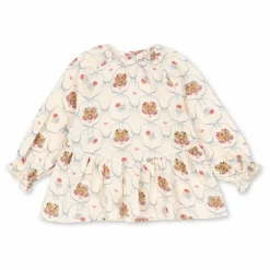 Blouse Coco Chiens Coton Bio | Ecru