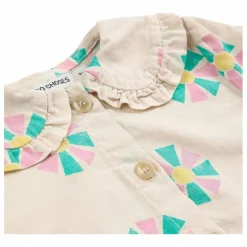 Blouse Col Claudine Coton Bio | Beige