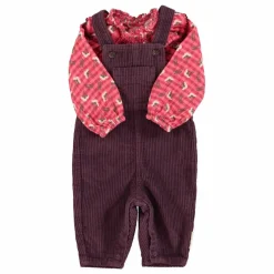 Blouse Col Froncé Fleurs | Rose