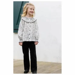 Blouse Col Smocké | Blanc