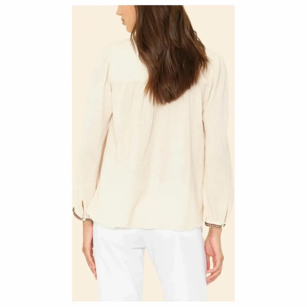 Blouse Colette Gaze de Coton x Léa Meylan | Ecru