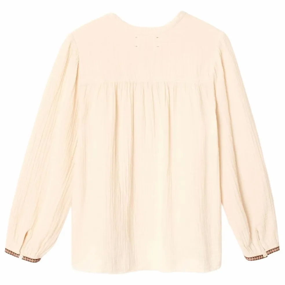 Blouse Colette Gaze de Coton x Léa Meylan | Ecru