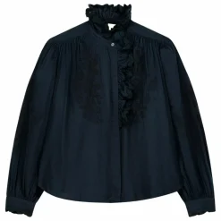 Blouse Cora Voile de Coton Bio - Collection Femme | Noir