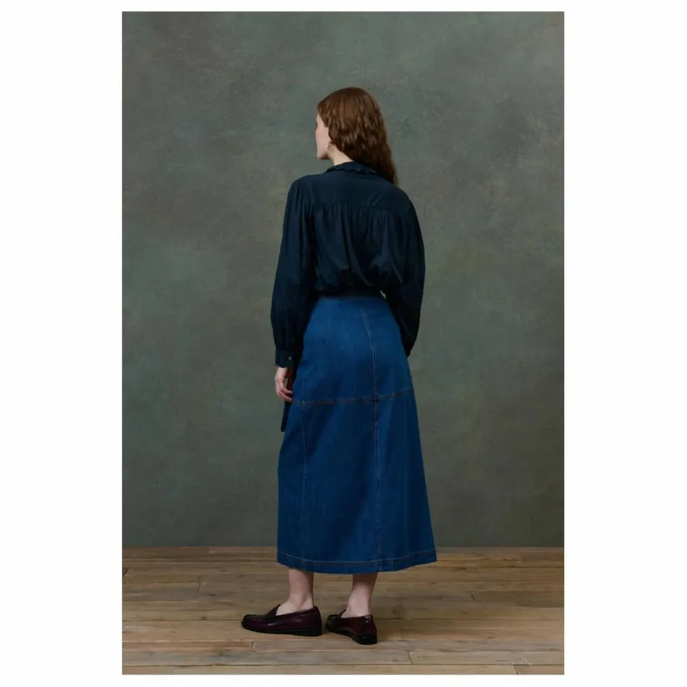 Blouse Cora Voile de Coton Bio - Collection Femme | Noir