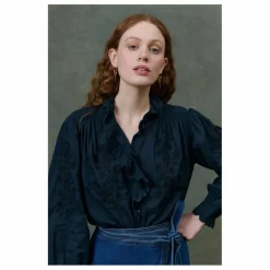 Blouse Cora Voile de Coton Bio - Collection Femme | Noir