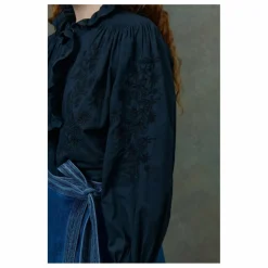 Blouse Cora Voile de Coton Bio - Collection Femme | Noir