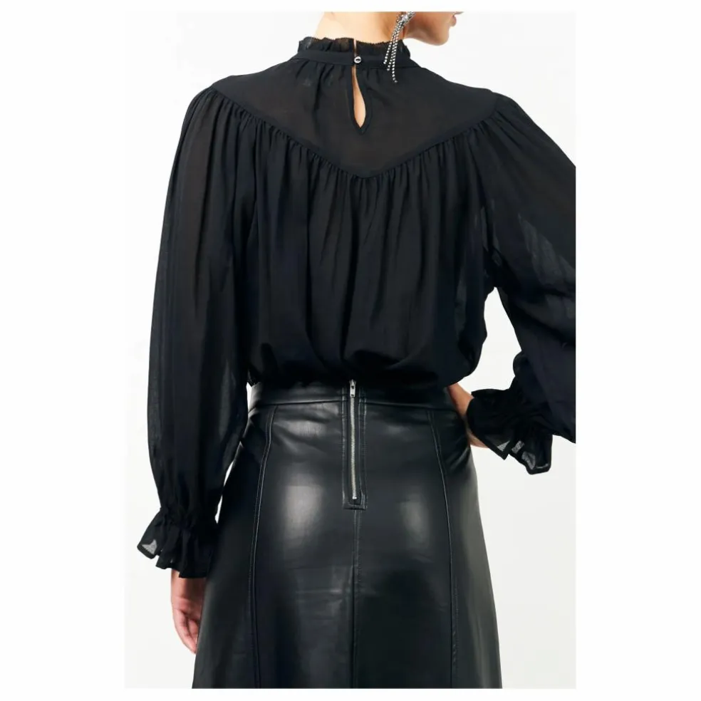 Blouse Coton Presley | Noir