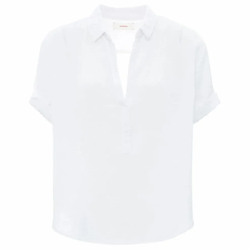 Blouse Cruz Gaze de Coton | Blanc