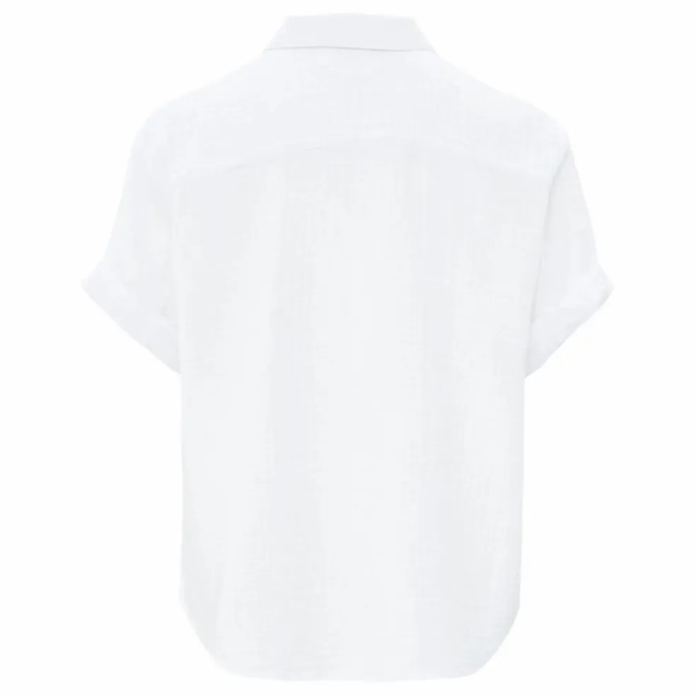 Blouse Cruz Gaze de Coton | Blanc