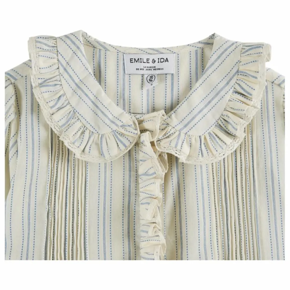 Blouse Cyrielle Rayée | Ecru