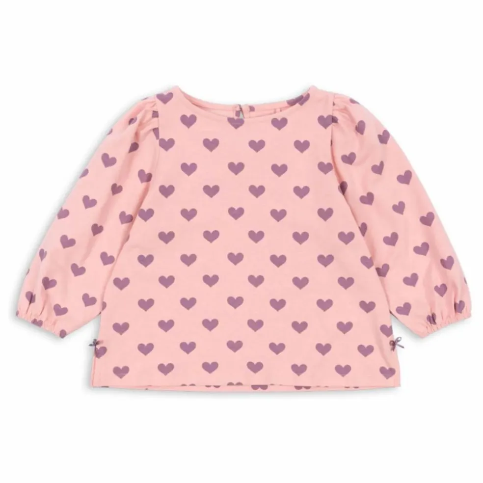 Blouse Drey Cœurs Coton Bio | Rose