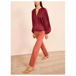 Blouse Electra | Bordeaux