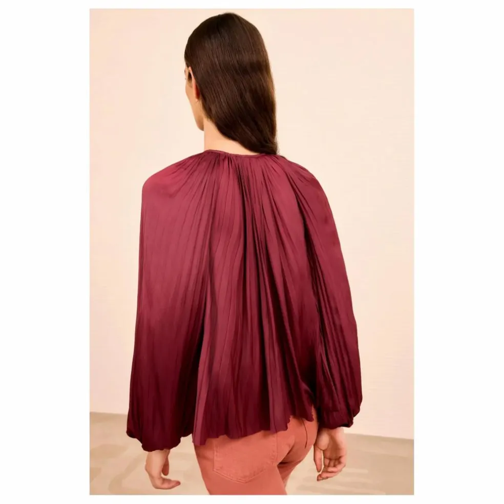 Blouse Electra | Bordeaux