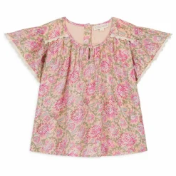 Blouse Eliza Coton Bio | Rose