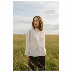 Blouse Ella Astra Brodée | Ecru