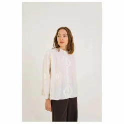 Blouse Ella Astra Brodée | Ecru