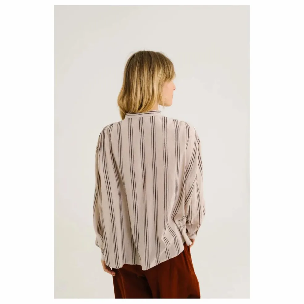 Blouse Ella Canyon Rayée | Beige