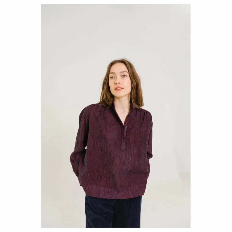 Blouse Emma Baka | Lie de vin