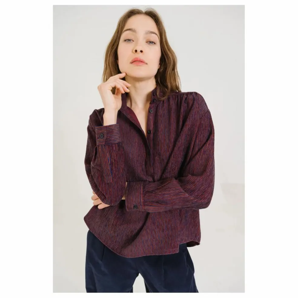 Blouse Emma Baka | Lie de vin