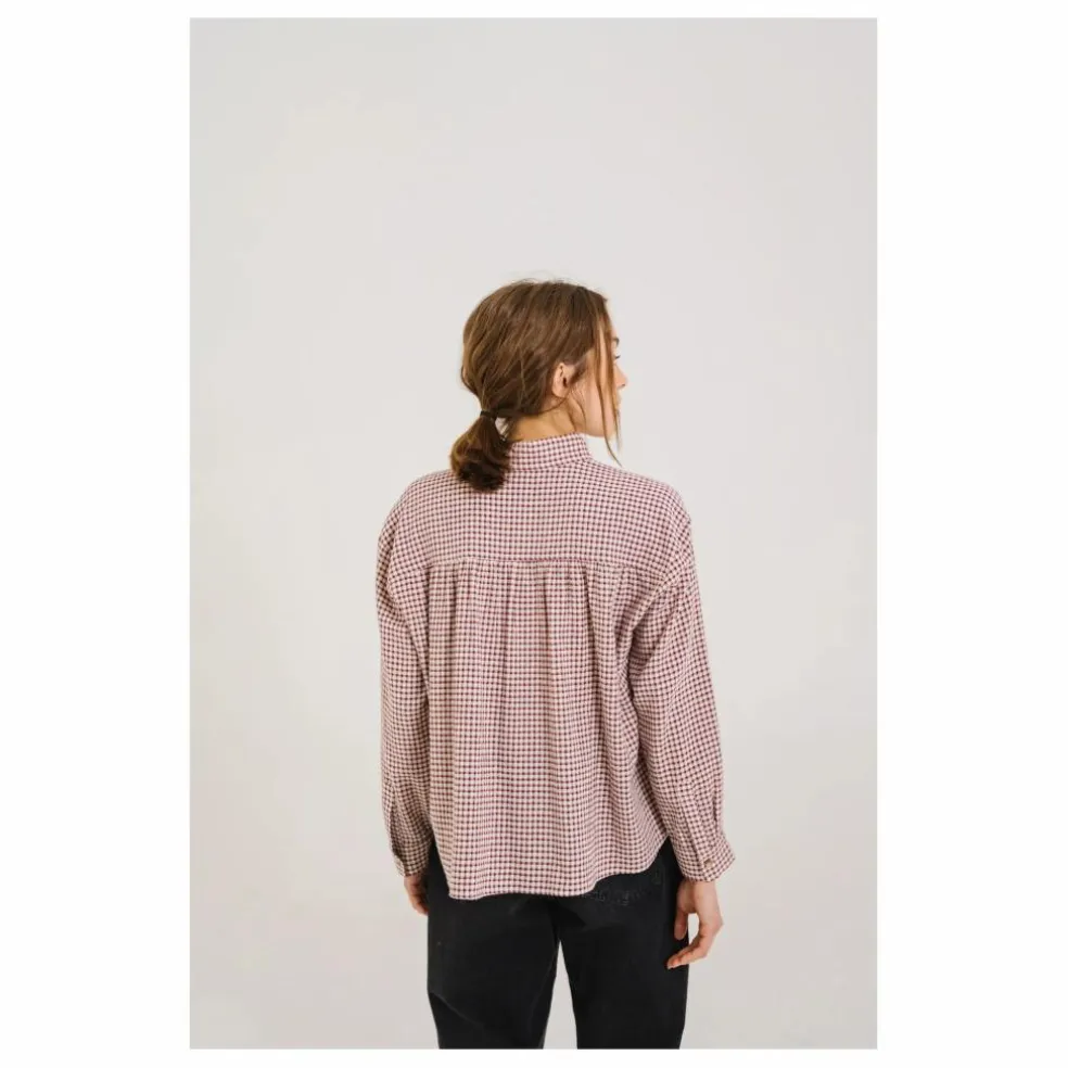Blouse Emma Newport Carreaux | Rouge