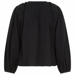 Blouse Evita Crépon | Noir