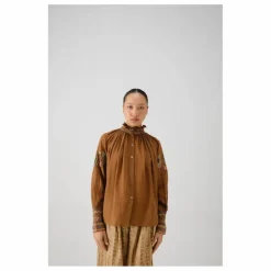 Blouse Farmer Bloom Brodée | Vieux Rose