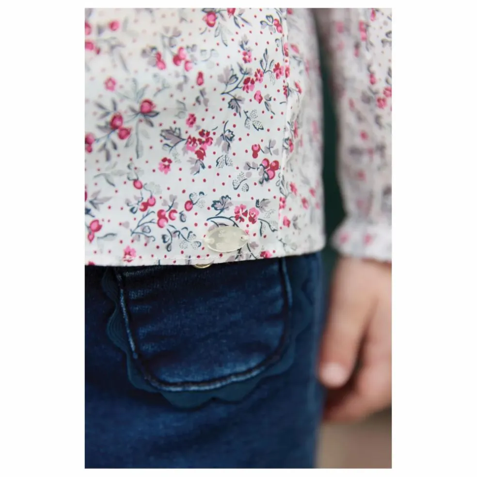 Blouse Fleurie | Nacre