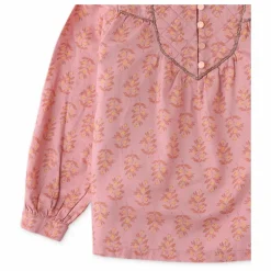 Blouse Fleurs Lurex | Rose