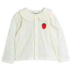 Blouse Fraise Coton Bio | Blanc