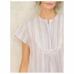 Blouse Freya | Bleu